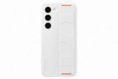 SAMSUNG Silicone Grip Case Galaxy S23 EF-GS911TWEGWW, biela