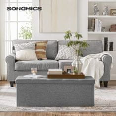 Songmics Lavička s vekom SONGMICS LSF77G