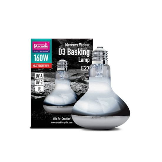 Arcadia D3 Basking Lamp 160W