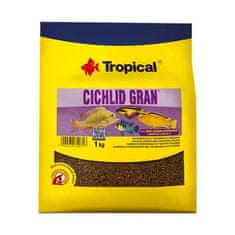 TROPICAL Cichlid Gran 1kg krmivo s beta-glukanom pre cichlidy