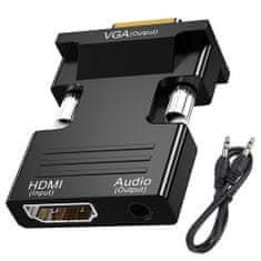 Verk Adaptér převodníku z hdmi na vga d-sub audio