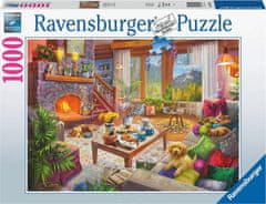 Ravensburger Puzzle Útulná chata 1000 dielikov