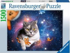 Ravensburger Puzzle Mačky vo vesmíre 1500 dielikov
