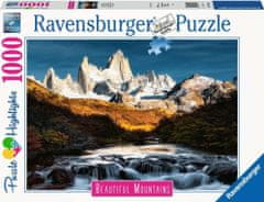 Ravensburger Puzzle Dych vyrážajúce hory: Mount Fitz Roy, Patagónia 1000 dielikov