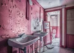 Ravensburger Puzzle Stratené miesta: Ružová kúpeľňa 1000 dielikov