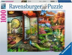 Ravensburger Puzzle Čajovňa v japonskej záhrade, Kjóto 1000 dielikov