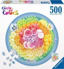 Ravensburger Kruhové puzzle Poke Bowl 500 dielikov