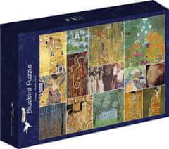 Blue Bird Puzzle Koláž obrazov: Gustav Klimt 6000 dielikov