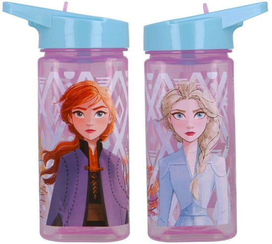 Stor Fľaša na pitie Frozen Ľadové kráľovstvo Elements hranatá 530ml