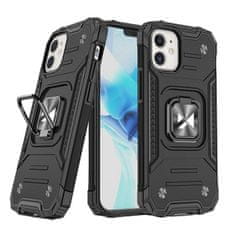 MG Ring Armor plastový kryt na iPhone 14, čierny