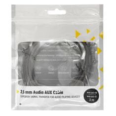 MG audio kábel 3.5mm mini jack M/M 3m, čierny