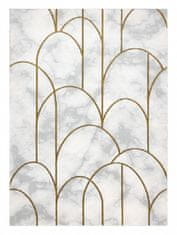 Dywany Łuszczów AKCIA: 80x150 cm Kusový koberec Emerald 1016 cream and gold 80x150