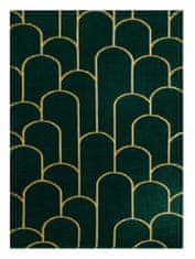Dywany Łuszczów AKCIA: 80x150 cm Kusový koberec Emerald 1021 green and gold 80x150
