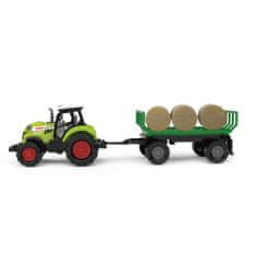 Rappa Traktor so zvukom a svetlom s vlečkou a balíkmi slamy