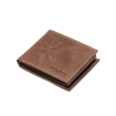 OMBRE Pánska kožená peňaženka BOBBY svetlo hnedá MDN111668 Univerzálne