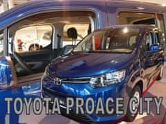 HEKO Deflektor CITROEN, OPEL, PEUGEOT, TOYOTA 4-dielná sada HEKO