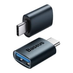 shumee Adaptér Ingenuity Series USB-C na USB-A, modrý