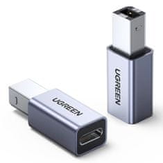 shumee Zástrčka adaptéra z USB-C na USB-B pre tlačiareň diskov - šedá