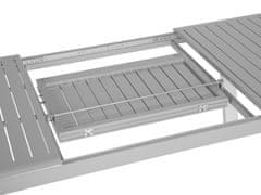 Beliani Rozkladací záhradný stôl 175/225 x 100 cm sivý PERETA