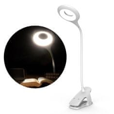 shumee Bezdrôtová beauty LED lampa na čítanie práce + micro USB kábel - biela