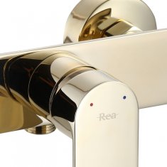 REA Urban sprchová batéria, zlatá vrátane ručnej hlavice REA-B9913 - Rea