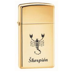 ISSI Zapaľovač ZIPPO s gravírovaním znamením: Škorpión (ZAP-022)