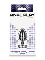 Toyjoy ToyJoy Starlight Booty Jewel Small - analný kolík - Silver