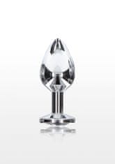 Toyjoy ToyJoy Starlight Booty Jewel Medium - analný kolík - Silver