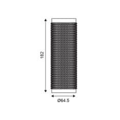 ACA ACA Lighting stropné svietidlo 1XGU10 čierna hliník D6,5XH18CM MEGATRON1 YL10C118BK