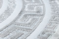 Dywany Łuszczów Kusový koberec Gloss 2813 27 greek grey kruh 200x200 (priemer) kruh