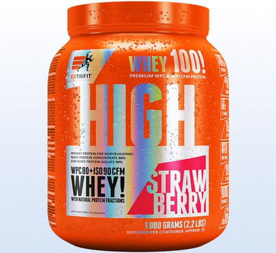 ACRAsport Extrifit High Whey 80 1000 g jahoda SV29/3