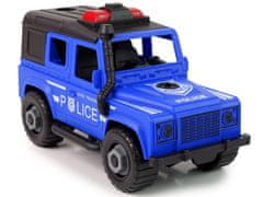 Lean-toys Off-road auto dopravca polícia DIY kôň