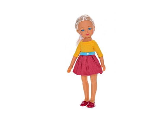 Mikro Trading Módna bábika s pevným telom 35 cm v krabici