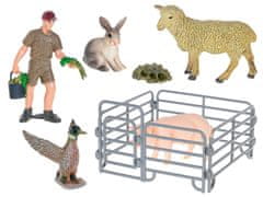 Mikro Trading Zoolandia ovečka s prasiatkom a príslušenstvom v krabici