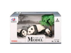 Mikro Trading Zoolandia panda s mláďatami a príslušenstvom v krabici