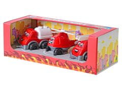 Mikro Trading Sada hasičských áut 11 cm 3 ks v krabici