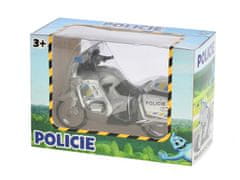 Mikro Trading Policajná motorka CZ 12 cm voľný chod kov v krabici