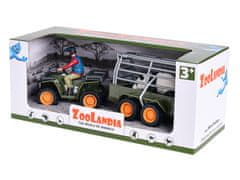 Mikro Trading Bábika Zoolandia na štvorkolke so zvieraťom v klietke