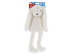 Mikro Trading Mini klubový zajačik plyšový biely 30 cm dlhé nohy