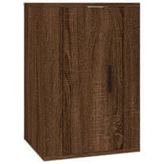 Vidaxl 3-dielna súprava TV skriniek hnedý dub spracované drevo