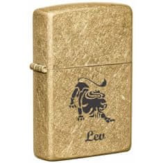 ISSI Zapaľovač ZIPPO s gravírovaním znamením: Lev (ZAP-023)