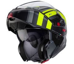 Caberg Helma na moto Horus X Road matt gun metal/black/yellow fluo vel. S