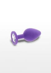 Toyjoy ToyJoy Diamond Booty Jewel Medium - analný kolík - Purple