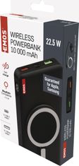 EMOS Powerbanka EMOS WI 1022D, 10 000 mAh, 22,5 W+Wireless