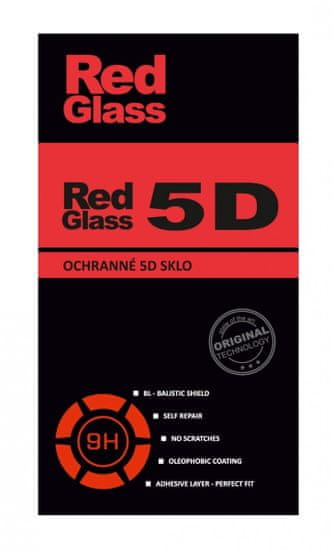 RedGlass Tvrdené sklo Xiaomi Redmi Note 9T 5D čierne 110973
