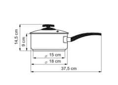 Kolimax Rajnica Comfort s pokrievkou as rukoväťou, priemer 18 cm, objem 2.0 l