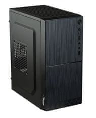 Akyga PC skriňa ATX Micro Tower 1xUSB 2.0 Pozinkovaná oceľ cierna