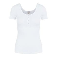 Pieces Dámske tričko PCKITTE Slim Fit 17101439 Bright White (Veľkosť XS)