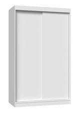 shumee Šatní skříň s posuvnými dveřmi IGA 120x61xH200 bílá