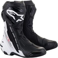 Alpinestars topánky SUPERTECH R 22 Vented černo-biele 43